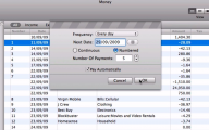 Money – Setting up Bills