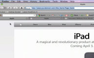 Avoiding long URL’s in iWeb – What is Domain Masking