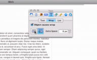 Wrapping text around an image in iWeb – iWeb Tutorial